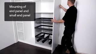 Kvik DIY  Wardrobe  How to mount your new Vario19 Wardrobe [upl. by Nitz]