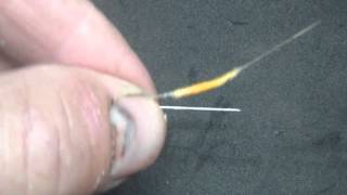 Ducks Extended Body Fly Tying Lesson 1 Making the fly body [upl. by Smith729]