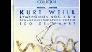 Kurt Weill Symphony N° 2 1933 Full [upl. by Malloch464]