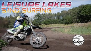 Moto Vlog 75  LEISURE LAKES SAND SURFING [upl. by Fatma]