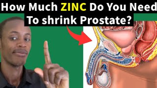 The Amount of Zinc You Need to Shrink Enlarged Prostate Fast [upl. by Lipson512]