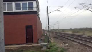 Claypole level crossing lincs Friday 311014 [upl. by Schnur]