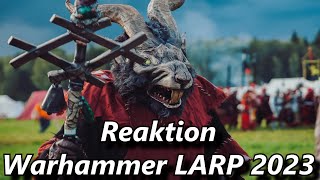 Reaktion Warhammer LARP 2023 [upl. by Laehcym]