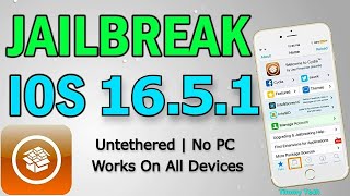 Jailbreak iOS 1651 Untethered No Computer  Unc0ver Jailbreak 1651 Untethered [upl. by Rena635]