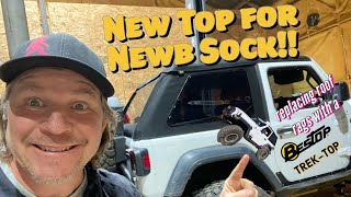 Dirt Daily My Jeep Newbsock gets a Bestop TrekTop [upl. by Maya]