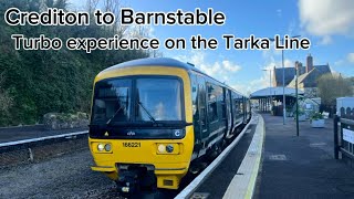 Crediton to Barnstable Turbo experience on the Tarka Line Great Western Railway ￼￼ [upl. by Strong]