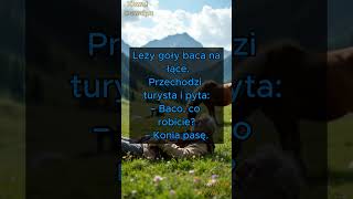 Baca i turysta 😂 Konia pasę – góralski humor [upl. by Erbe298]