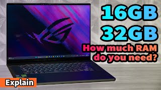 How much RAM should you get in 2024  16GB VS 32GB RAM [upl. by Ylrebnik]