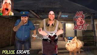 Mr Meat 1 Full Gameplay police 🚓 escape in Hindi and Urdu voice [upl. by Ule]