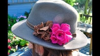 Stoffblume selbermachen ein DIY Tutorial [upl. by Alroy]