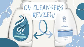 QV Moisturising Cleanser amp QV Gentle Cleanser Review [upl. by Timotheus692]