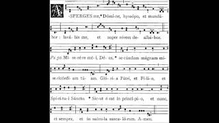 Asperges Me I  Gregorian Chant [upl. by Ykvir]