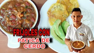 Frijoles con Paticas de Cerdo🐷 [upl. by Dnalevelc348]