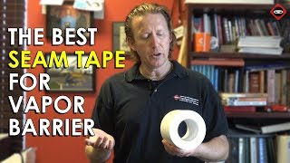 The Best Crawl Space Seam Tape  Crawl Space Encapsulation DIY Products [upl. by Cavill985]