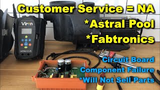 Astral Pool Fabtronics Viron P320 Pool Pump Failure  Customer Service amp Spare Parts Experience [upl. by Meras]