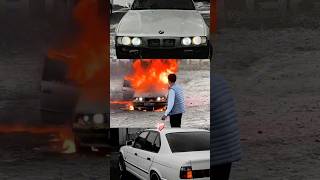 THE LAST GOODBYE 💔🔥 bmw e34 fire love pain [upl. by Sexela]