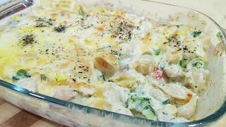 CONCHIGLIE PASTA WITH CHICKEN RECIPE  Seashell Pasta [upl. by Linad550]