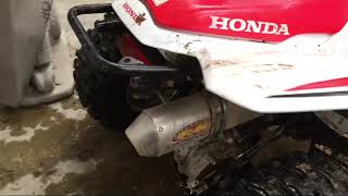 FMF Powercore 4 on Honda Trx250x [upl. by Fortunia]