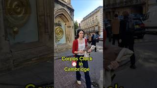 Search of the Corpus Clock ⏰️ in Cambridge TimeTravel ExploreCambridge UK university [upl. by Yslehc]