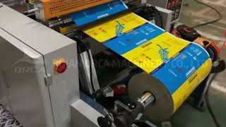 Full automatic production line A4 sheeet cutter and inline packing machine [upl. by Eelatan]