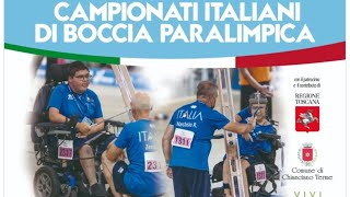 Boccia Paralimpica  camp italiani Chianciano Terme 2024 [upl. by Nojram]