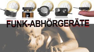 Abhörgeräte FunkAbhörgeräte Abhörtechnik Minisender zum Abhören [upl. by Odrahcir]