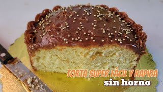 Torta Super FÁCIL y Rápida  SIN HORNO  GABOSBAKE [upl. by Arlinda208]