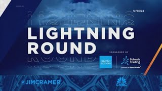 Lightning Round ExxonMobil is overvalued versus Chevron says Jim Cramer [upl. by Zantos]