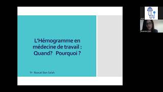 Lhémogramme en médecine de travail Quand Pourquoi [upl. by Grati652]