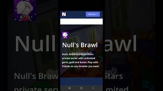 Nasıl Nulls Brawl Yüklenir  How To Download Nulls Brawl brawlstars [upl. by Jude819]