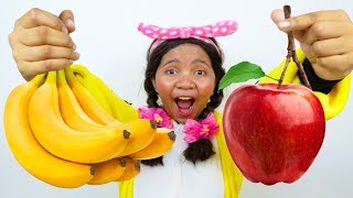 Apples and Bananas Song Nursery Rhymes for Kids [upl. by Edrea]