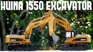 HUINA 1550 RC EXCAVATOR  How Powerful ls It [upl. by Cosmo]