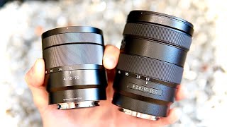 Sony 1655 F28 G vs Zeiss 1670 F4 Lens Comparison [upl. by Hyacinth578]