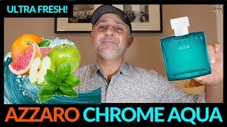 Azzaro Chrome Aqua Fragrance Review  Full Bottle USA Giveaway [upl. by Anyad]