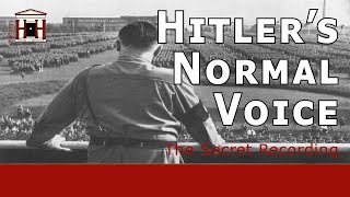 The Only Secret Recording of Hitlers Normal Voice  The HitlerMannerheim Recording [upl. by Harold]