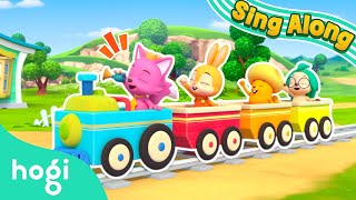 Train Song Down by the Station｜Chug Chug Toot Toot 🚂｜Sing Along with Hogi｜Pinkfong amp Hogi [upl. by Enyamrahc905]