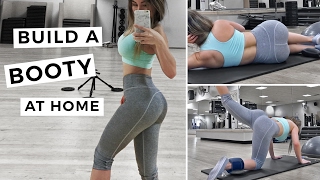 Grow Your Butt At Home  Lean Muscle  Booty Workout [upl. by Htebaile]