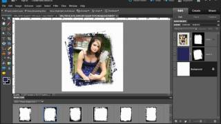 Photoshop Elements  Photo Edge Effects [upl. by Arahas]