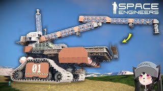 This Giant Tracked Salvage rig is Mind Boggling Space Engineers [upl. by September]