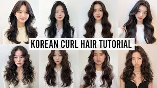 KOREAN CURL HAIR TUTORIAL  Basic Curling Iron Technique to unlock the Secret of Kpop amp Kdrama stars [upl. by Adniralc130]