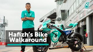 Hafizh Syahrins WorldSBK Bike Walkaround 🤓 [upl. by Skier]