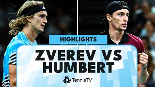 Alexander Zverev vs Ugo Humbert Highlights  Paris 2023 [upl. by Josiah]