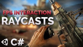 FPS Interaction amp Raycasts in Unity [upl. by Eissej]