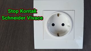 Stop Kontak Arde Inbow Schneider Vivace 16 A KB42616S 1gang CP kuningan [upl. by Neirda436]