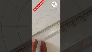 Ellipse by concentric circle method  ellipse engineering drawing 1st short shortvideo [upl. by Eldwon]