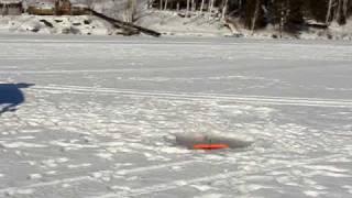 Ice Fishing On Whitson Lake 2010 [upl. by Gen]