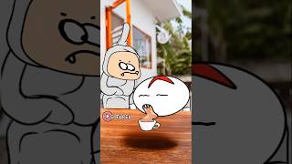 tutorial minum kopi 🤣🤣shorts animation animationmeme meme memes [upl. by Yessak]