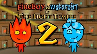 Fireboy and Watergirl 2 The Light Temple Walkthrough  All Levels 140 Full HD [upl. by Bastian]