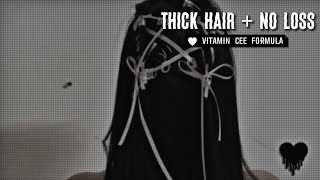 thick healthy hair  anti hair loss and thinning  subliminal [upl. by Starla]