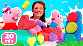 Spielzeug Videos für Kinder mit Irene und Peppa Wutz Kompilation  Plüpa Plüsch Paradies [upl. by Atterys]